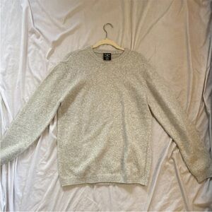 True Classic Gray Knit Sweater